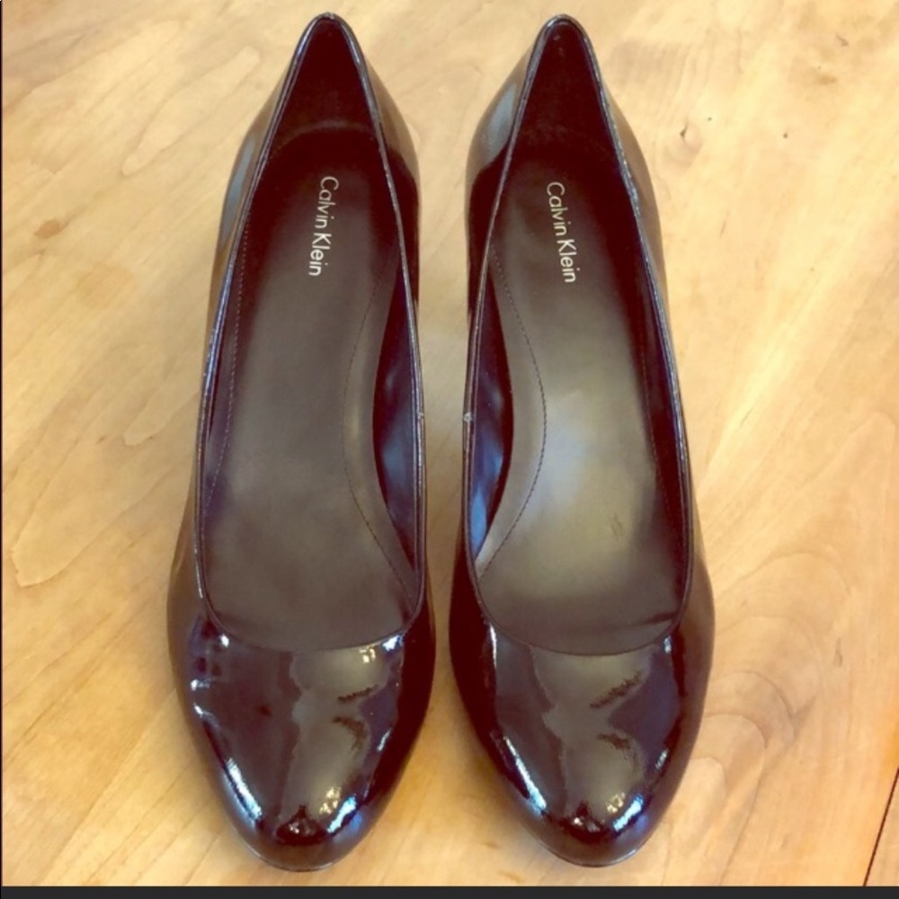 Black Calvin Kline heels